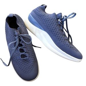 EUC MOSHN by KLOGS Vigor Smartknit Comfort Sneakers Blue Size 8.5 Retail $169.00